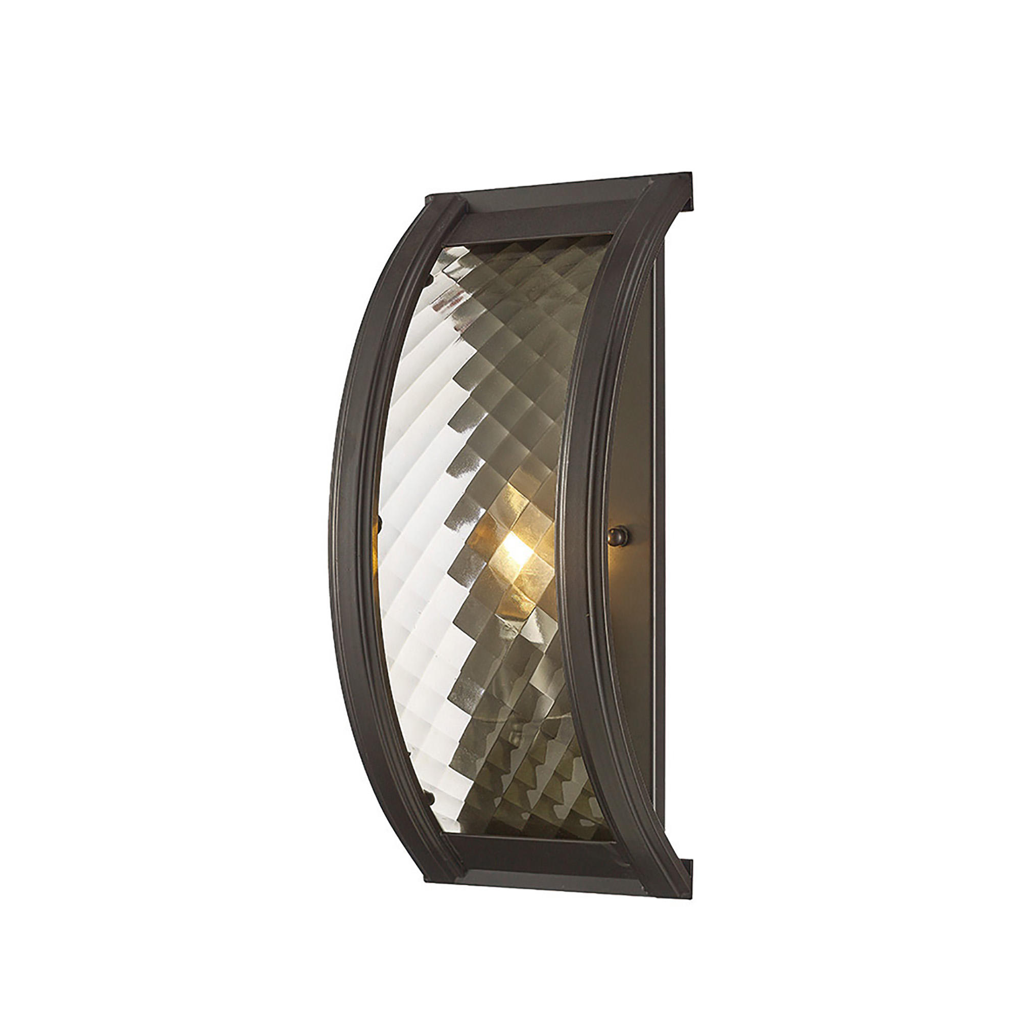 IL31675  Asia Glass Wall Lamp 1 Light